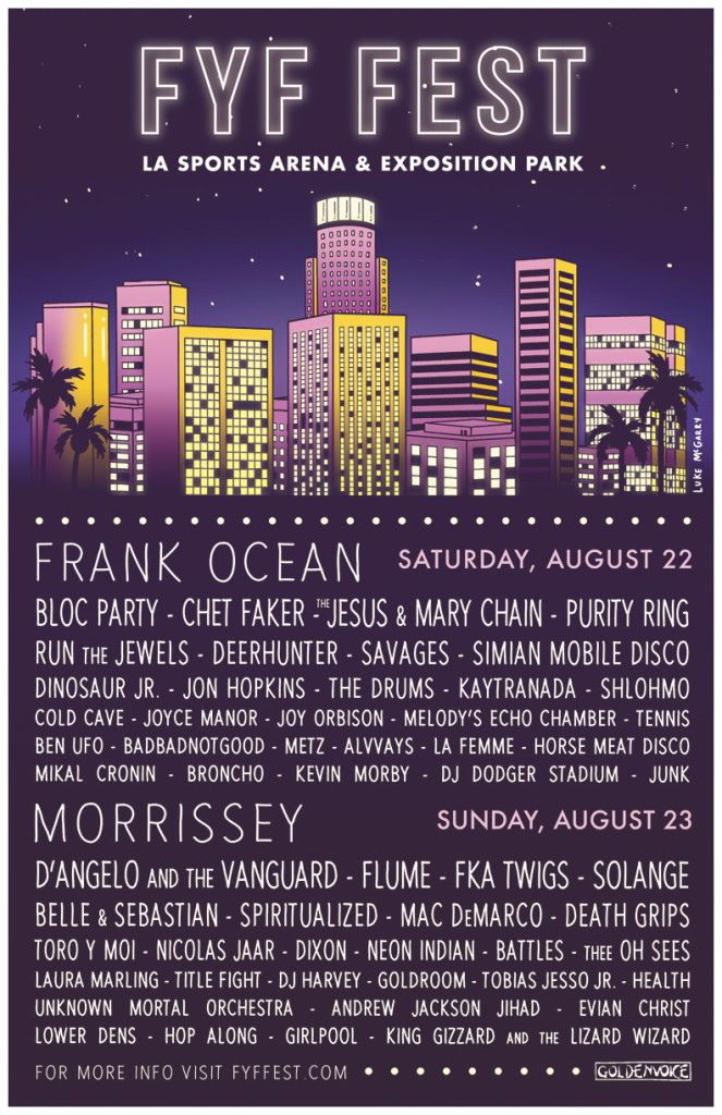 fyf fest 2015 lineup